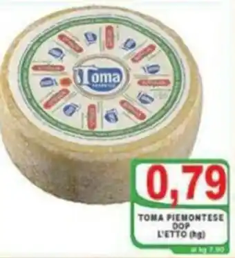 Top Supermercati Toma Piemontese DOP offerta