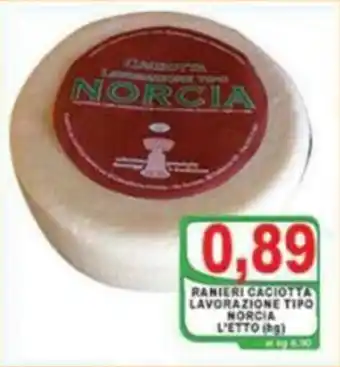 Ranieri Caciotta Lavorazione Tipo Norcia