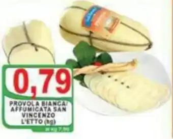 Top Supermercati Provola Bianca/Affumicata San Vincenzo offerta