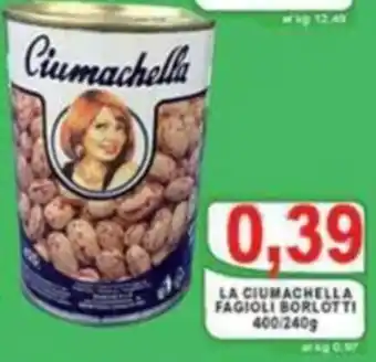 La Ciumachella Fagioli Borlotti 400/240g