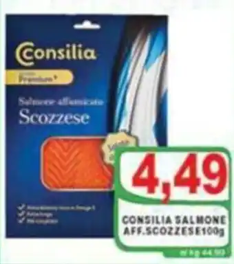 Top Supermercati Consilia Salmone Aff. Scozzese 100g offerta