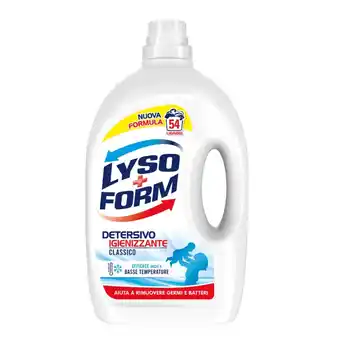 Qui Discount LYSOFORM LAVATRICE 54 LAVAGGI offerta