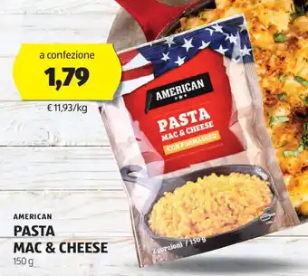 ALDI American pasta mac & cheese offerta