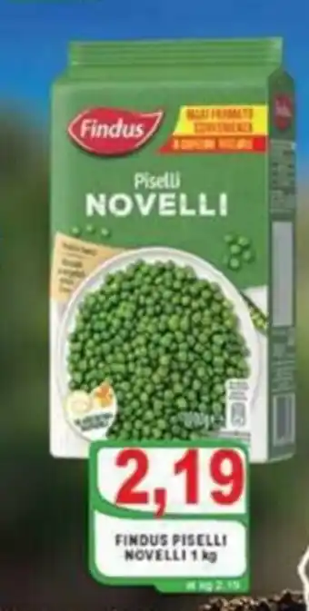 Top Supermercati Findus Piselli Novelli 1kg offerta