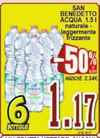 Sacoph Acqua san benedetto offerta