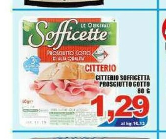 Sacoph Prosciutto cotto offerta