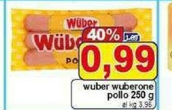 Pewex Wurstel di pollo offerta
