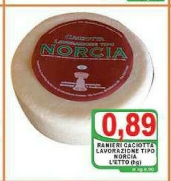 Top Supermercati Caciotta offerta