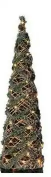 Unieuro Albero in rattan con 40 led offerta
