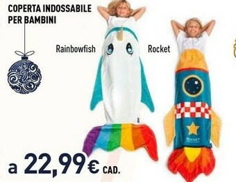 Coperta indossabile per bambini
