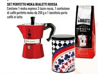 Set perfetto moka rossa