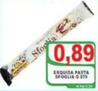 Top Supermercati Exquisa Pasta Sfoglia 275g offerta