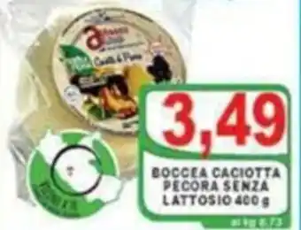 Top Supermercati Boccea Caciotta Pecora senza lattosio 400g offerta
