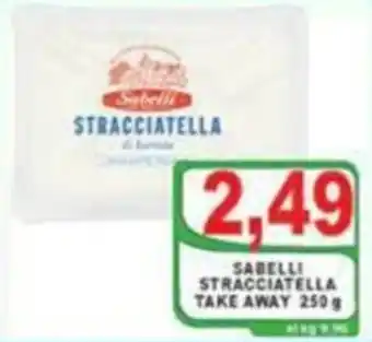 Top Supermercati Sabelli Stracciatella Take Away 250g offerta