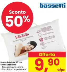 Eurospar Guanciale sonni silenziosi offerta