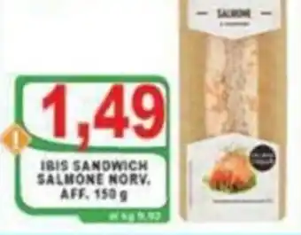 Ibis Sandwich Salmone Norv. Aff. 150g
