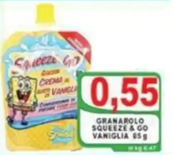 Top Supermercati Granarolo Squeeze & Go Vaniglia 85g offerta