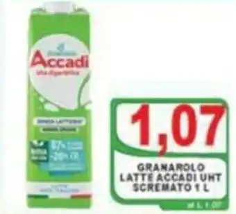 Top Supermercati Granarolo Latte Accadi UHT Scremato 1l offerta