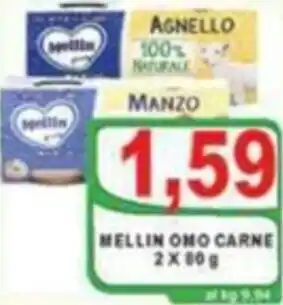 Mellin Omo Carne 2 x 80g