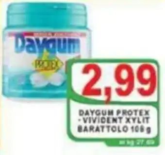 Top Supermercati Daygum Protex - Vivident Xylit Barattolo 108g offerta