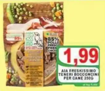 Top Supermercati Aia Freskissimo Teneri Bocconcini per Cane 350g offerta