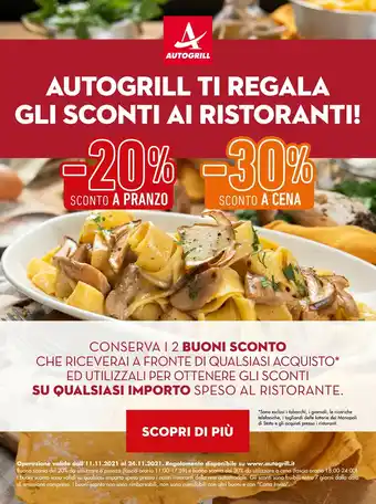 Autogrill Autogrill Alimenti offerta