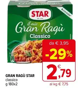 Iperal Gran ragù STAR offerta