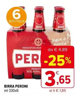 Iperal Birra peroni offerta