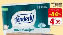 Iperal Carta igienica tenderly offerta