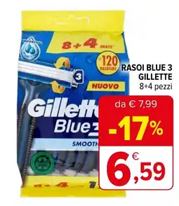 Iperal Rasoi blue 3 GILLETTE offerta