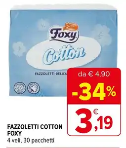 Fazzoletti cotton FOXY