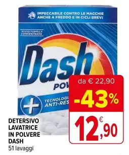 Iperal Detersivo lavatrice in polvere DASH offerta