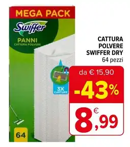 Iperal Cattura polvere swiffer dry offerta