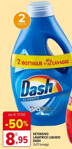Iperal Detersivo lavatrice liquido DASH offerta