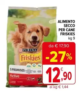 Iperal Alimento secco per cane friskies offerta