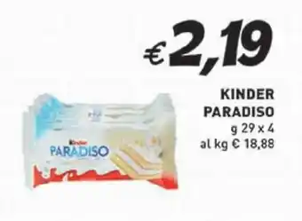 Coal Kinder paradiso offerta