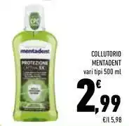 Conad Collutorio MENTADENT offerta