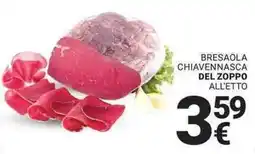 Supermercati Gulliver Bresaola chiavennasca del zoppo all'etto offerta