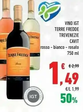 Conad City Vino igt terre fredde trevenezie rosso offerta