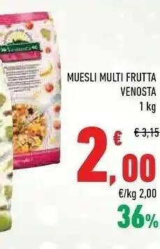 Muesli multi frutta