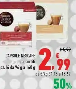 Conad City Nescafe capsule offerta