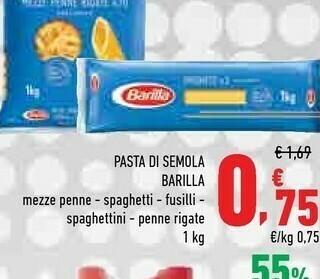 Conad City Pasta di semola offerta