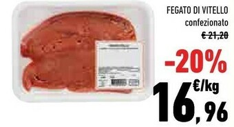 Conad City Fegato di vitello offerta