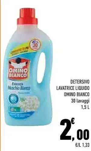 Conad City Detersivo liquido lavatrice essenza muschio bianco 30 lavaggi offerta