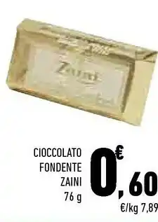 Conad City Cioccolato fondente offerta