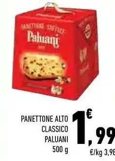 Conad City Paluani panettone alto classico offerta
