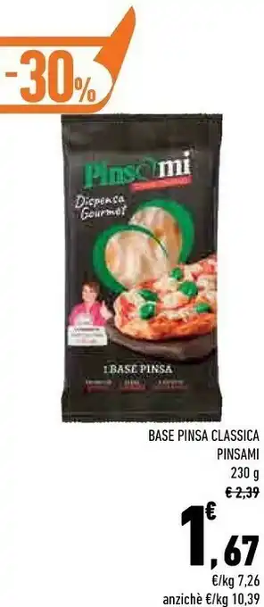 Conad City Base pinsa classica offerta