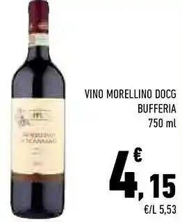 Conad City Bufferia vino morellino docg offerta