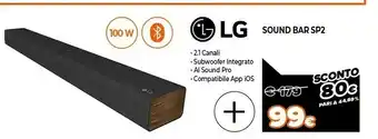 Expert Sp2 altoparlante soundbar grigio 2.1 canali 100 w offerta