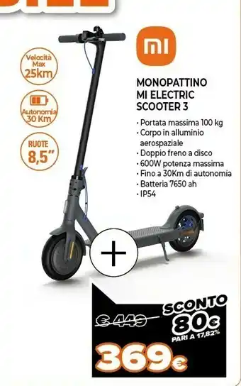 Expert Monopattino mi electric scooter 3 offerta